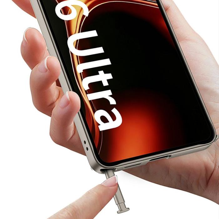OEM - Samsung Galaxy S26 Ultra Skal Kickstand Ultra Tunn Hård PC - Orange