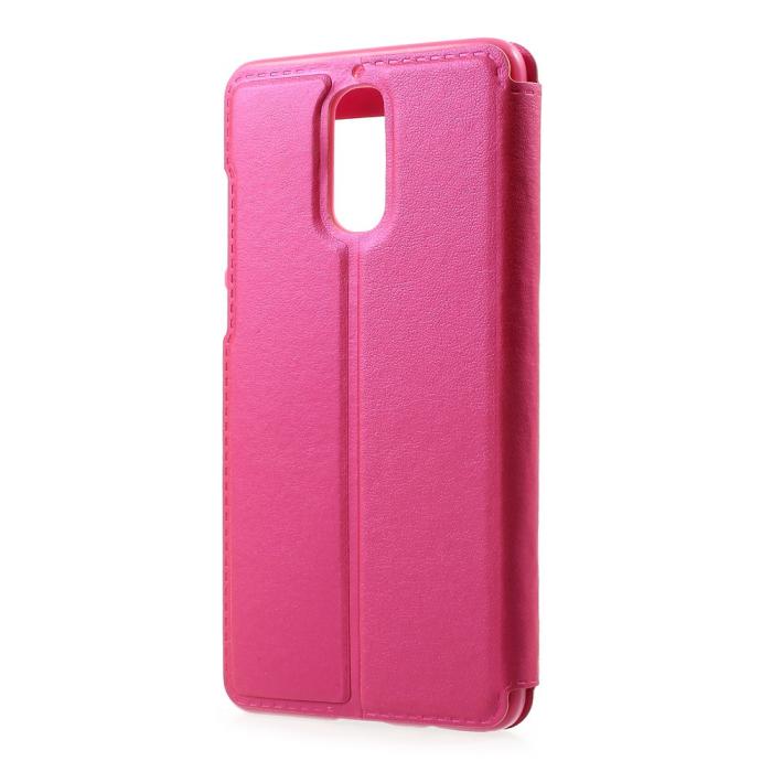UTGATT5 - Fodral med fönster till Huawei Mate 9 Pro - Magenta