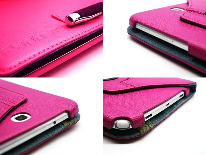 Redberry - Redberry Rotating Fodral till Samsung Galaxy Note 8,0 N5100 (Magenta)