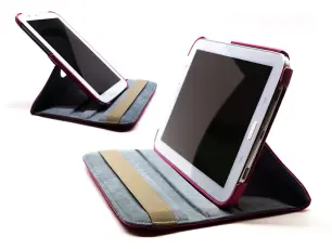 Redberry - Redberry Rotating Fodral till Samsung Galaxy Note 8.0 N5100 (Magenta)