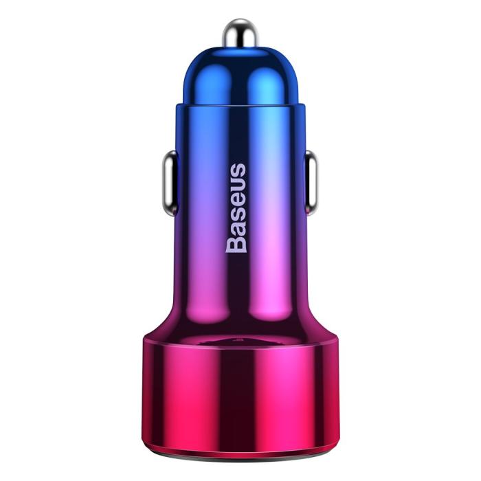 UTGATT1 - Baseus Magic Series Dual QC Billaddare 2x USB 45W Röd