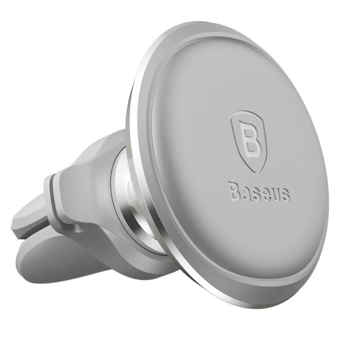 UTGATT1 - Baseus magnetisk ventilation Bilhållare med Kabel clip Silver