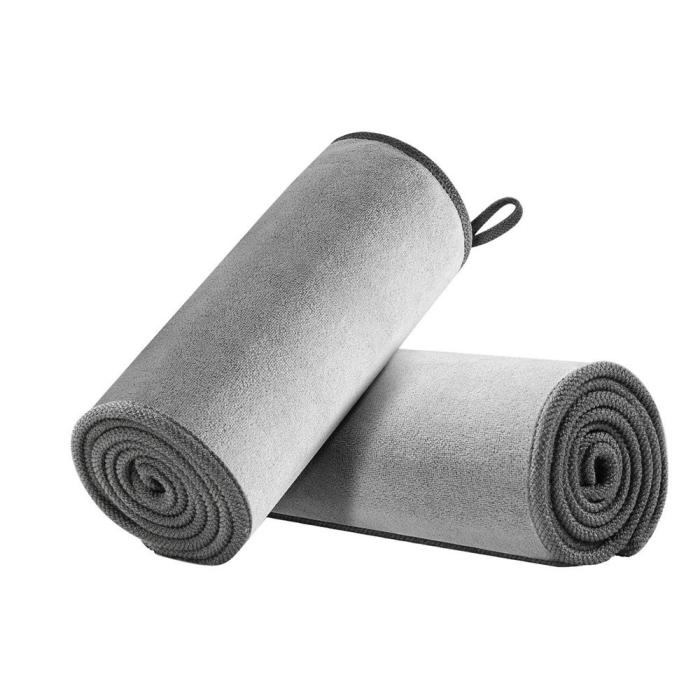 BASEUS - Baseus microfiber handduk för torrtvätt Bil 40 cm x 80 cm Grå
