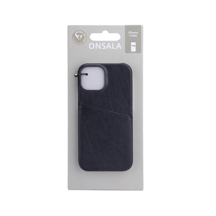 Onsala - Onsala Mobilskal med Kortfack till iPhone 13 Mini - Svart