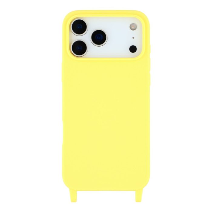 A-One Brand - iPhone 17 Pro Max Mobilskal TPU med Hål för Rem - Gul