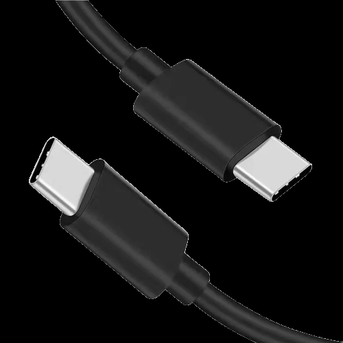 USB-C till USB-C kabel 2m HD23 - Svart | 3541 | AlltMobil