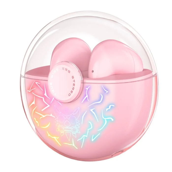 ONIKUMA - ONIKUMA In-Ear Gaming Hörlurar Bluetooth T35 - Rosa