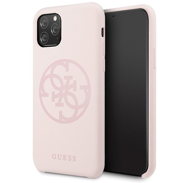 Guess Mobilskal till iPhone 11 Pro MagSafe Silicone 4G Tone On Tone