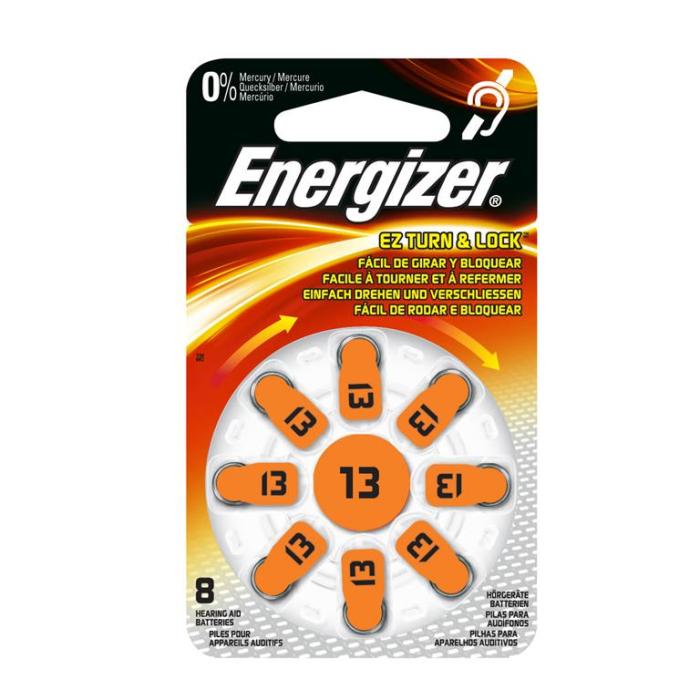 UTGATT1 - ENERGIZER Batteri Hörapparat Zinc Air 13 TL8 8-pack