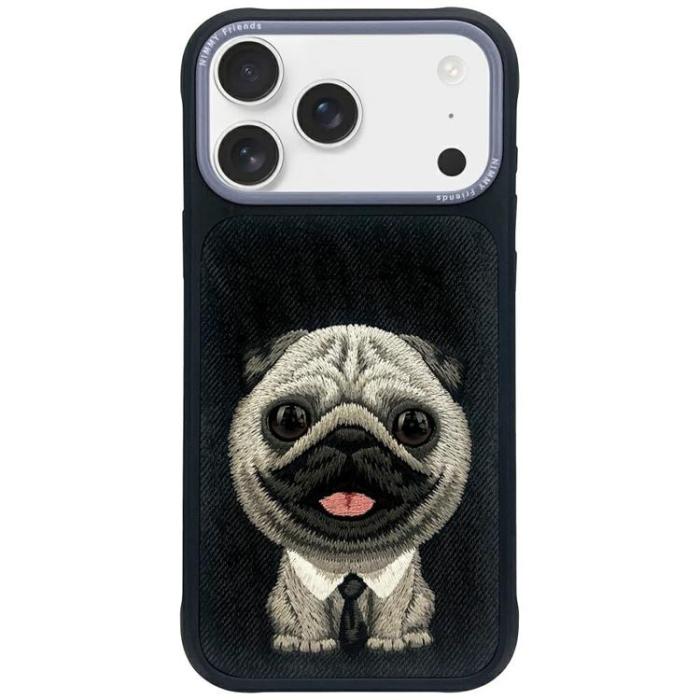 NIMMY - Nimmy iPhone 17 Pro Mobilskal Big Eyed Pet 2.0 Dog - Svart