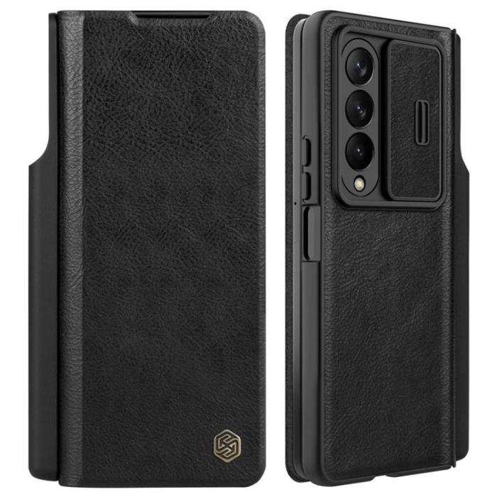Nillkin - Nillkin Galaxy Z Fold 4 Fodral Qin Pro - Svart
