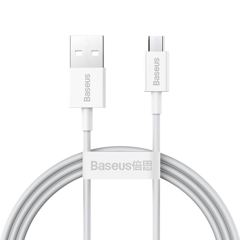 Baseus Superior Kabel Micro USB 2A 1m - Vit | 3541 | AlltMobil