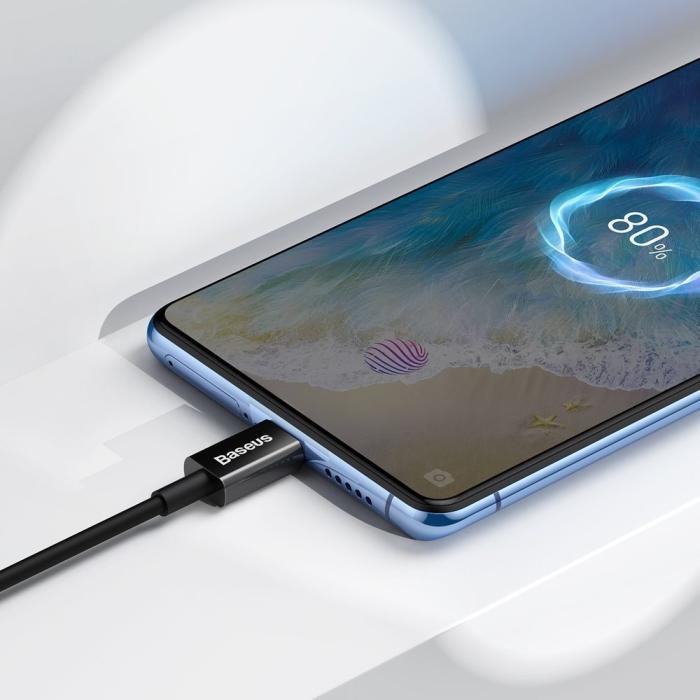 BASEUS - Baseus Superior Kabel Micro USB 2A 1m - Svart