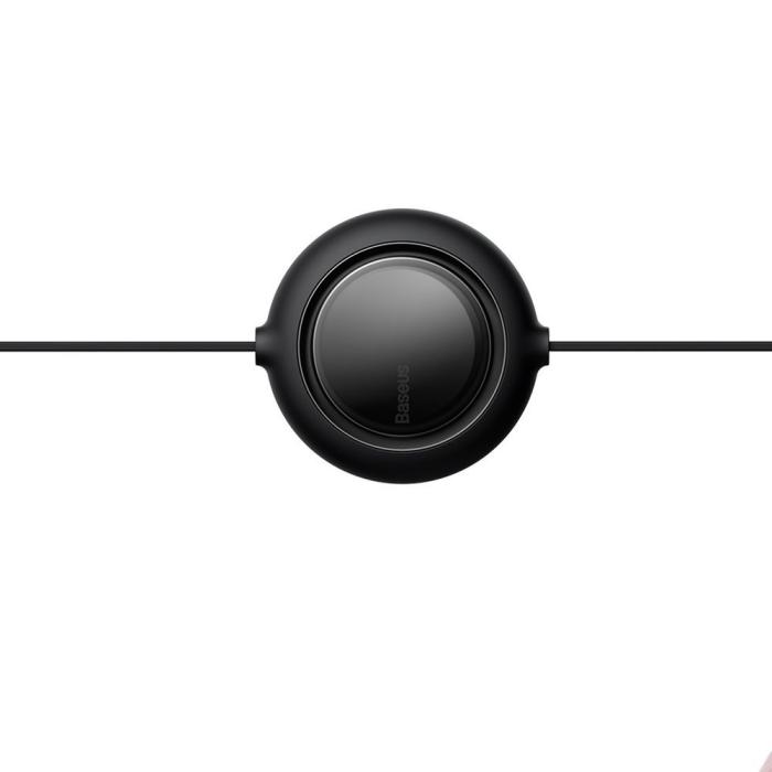 UTGATT5 - Baseus Retractable Kabel 3in1 Lightning - micro USB - USB-C 100W 1,2m - Svart