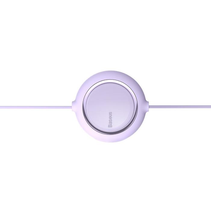 UTGATT5 - Baseus Retractable Kabel 3in1 Lightning - micro USB - USB-C 100W 1,2m - Violett