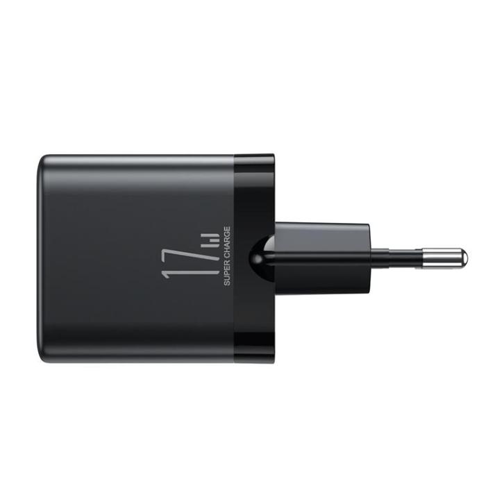 Joyroom - Joyroom Nätladdare 3xUSB-A 12W 3.4A - Svart
