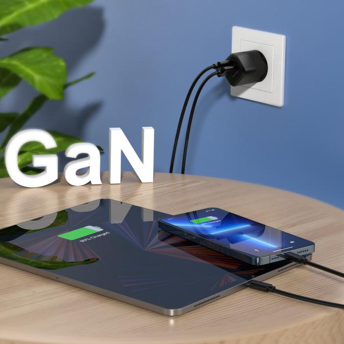 Choetech - Choetech Snabbladdare 33W USB-C - Svart