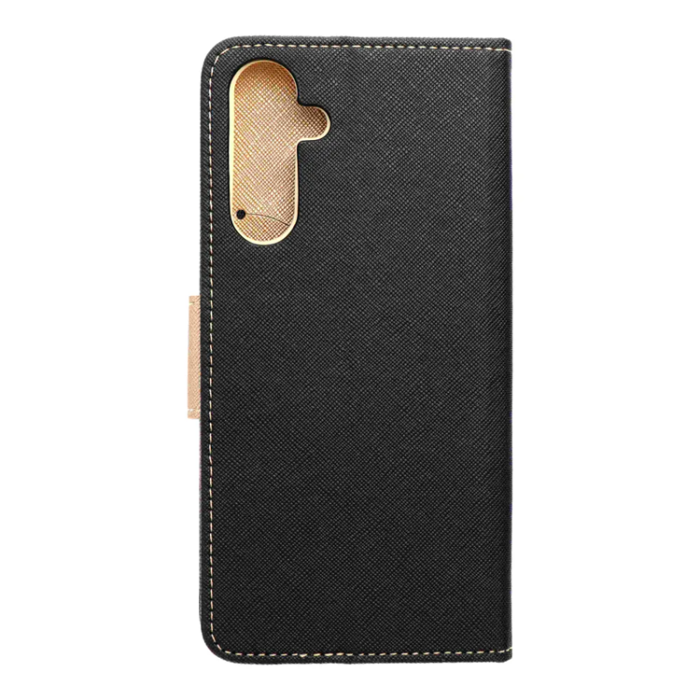 OEM - Galaxy A16 Plånboksfodral Fancy - Svart/Guld
