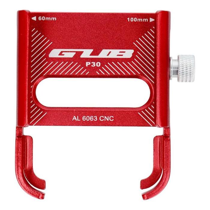 Gub - GUB Cykelhållare För Mobil P30 Aluminium - Röd
