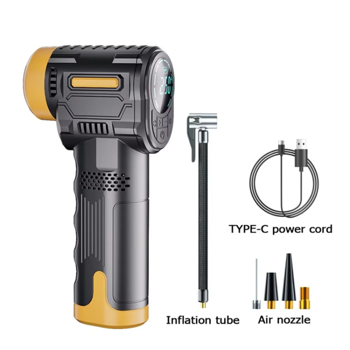 OEM - Bärbar Billuftpump Trådlös Elektrisk Däckpump med Display ST-5527