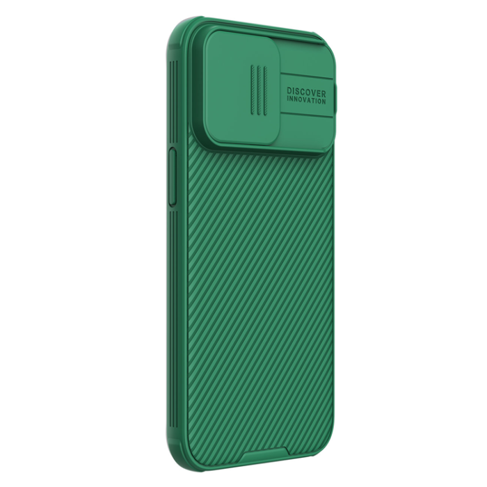 Nillkin - Nillkin iPhone 15 Pro Mobilskal CamShield Magnetic - Grön