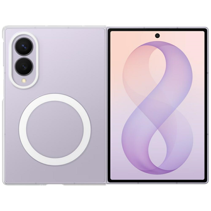 Samsung - Samsung Mobilskal för Galaxy Z Fold 8 Magnetic - Transparent