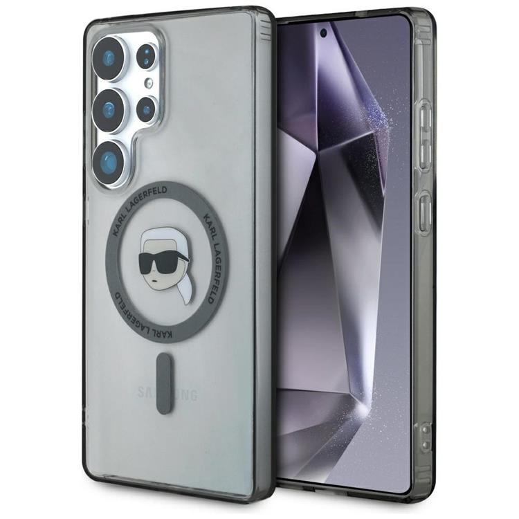 Karl Lagerfeld Galaxy S25 Ultra Mobilskal MagSafe Karl Printed Logo - Svart | 2353 | AlltMobil