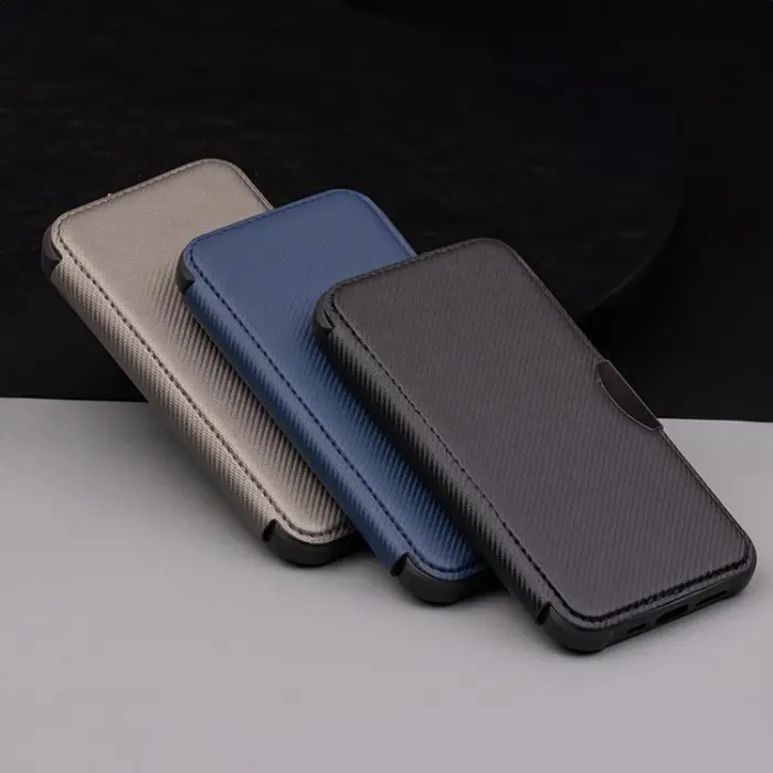 OEM - Xiaomi Redmi Note 13 5G Plånboksfodral Smart Carbon - Svart