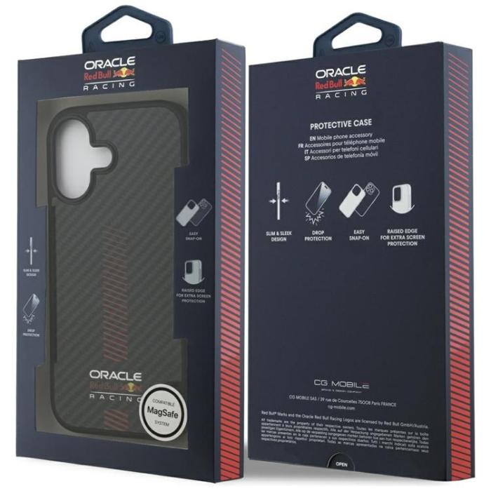 Red Bull - Red Bull iPhone 17 Mobilskal MagSafe Kevlar Powerbar - Marinblå