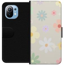 iSecrets - Pl&aring;nboksfodral till Xiaomi Mi 11 med fejdande blommor