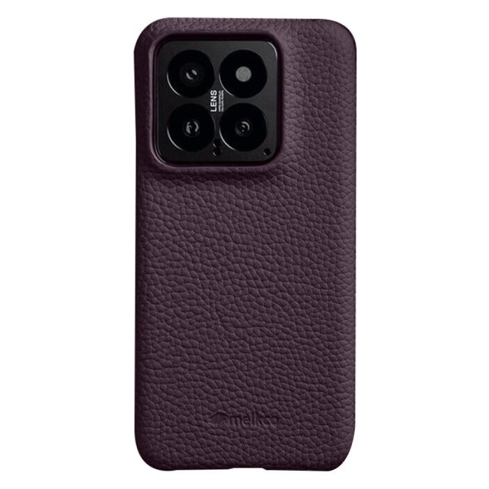 Melkco - MELKCO Xiaomi 14 Plånboksfodral Äkta Läder PC - Lila