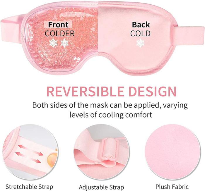 A-One Brand - Bekväm Gel Sovmask/Ögonmask - Rosa