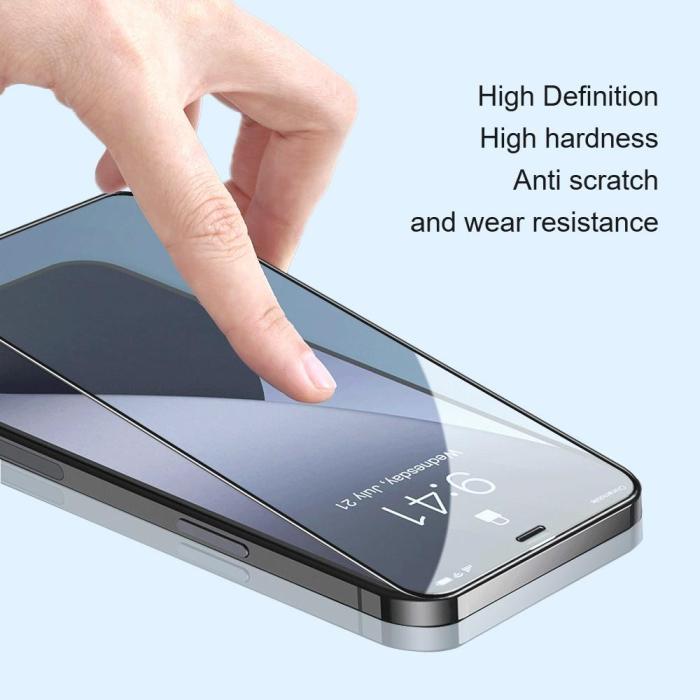 OEM - [2-PACK] Härdat Glas Skärmskydd iPhone 12 Mini - Svart