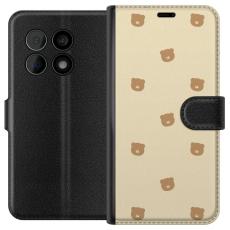 iSecrets - Pl&aring;nboksfodral till OnePlus 10 Pro med Bj&ouml;rnm&ouml;nster