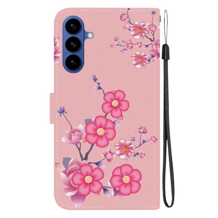 OEM - Samsung Galaxy S26 Plånboksfodral Anti-Drop Mönstertryck Konstläder - Sakura