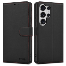 Tech-Protect - Tech-Protect Pl&aring;nboksfodral F&ouml;r Galaxy S26 Ultra - Svart/R&ouml;d