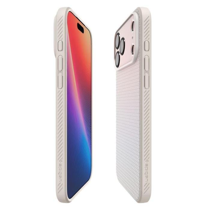 Spigen - Spigen iPhone 17 Pro Max Mobilskal Liquid Air - Natural Titanium