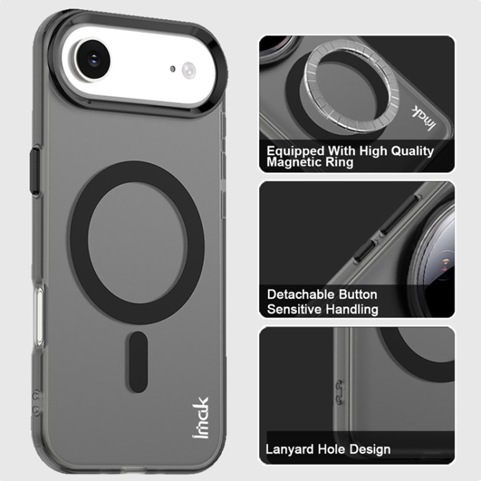 Imak - IMAK iPhone 17 Air Mobilskal MagSafe Anti Drop - Svart