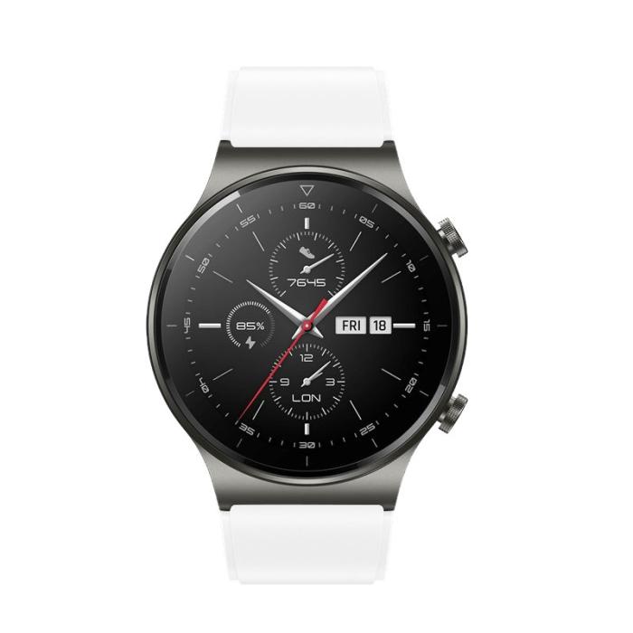 UTGATT1 - Ersättningsarmband till Huawei Watch GT / GT2 / GT2 Pro - Vit