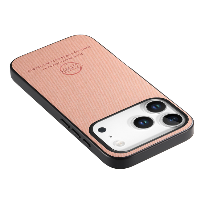 A-One Brand - iPhone 17 Pro Mobilskal Trasa Läder - Rosa