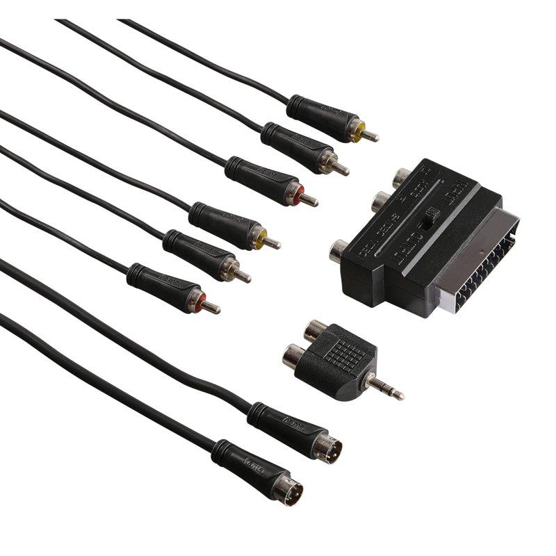 HAMA Kabel Universal DVD KIT Svart 2m