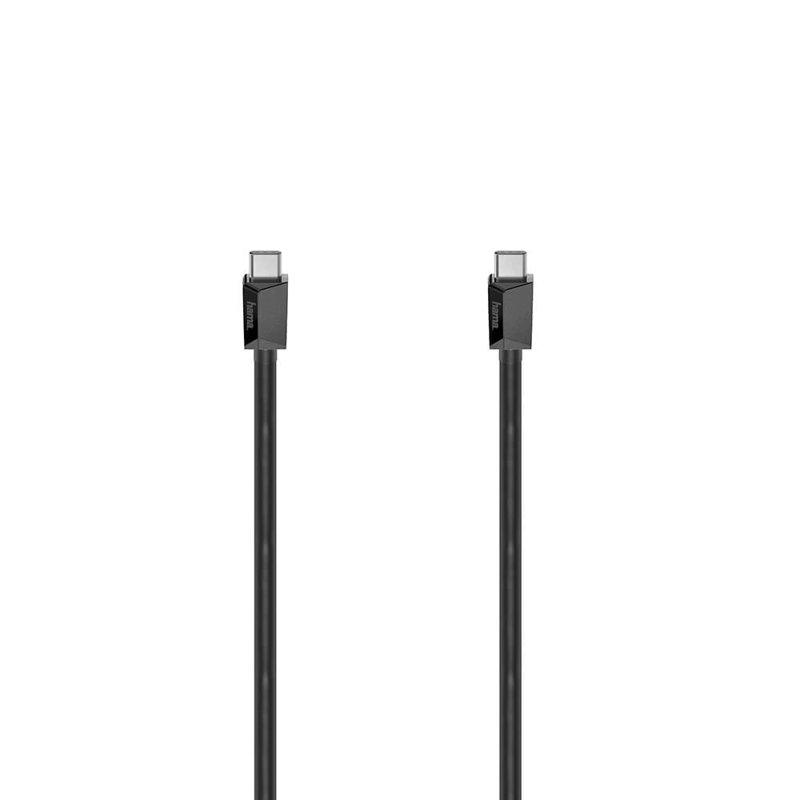 HAMA Kabel USB-C USB 3.2 Gen2 10 Gbit/s 100W 2.0m Svart