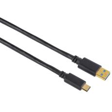 Hama - HAMA Kabel USB-C-USB-A 3.1 Hane-Hane Guld Svart 1.8m