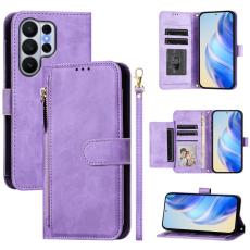 OEM - Mobilfodral f&ouml;r Samsung Galaxy S26 Ultra Konstl&auml;der Fickor - Lila