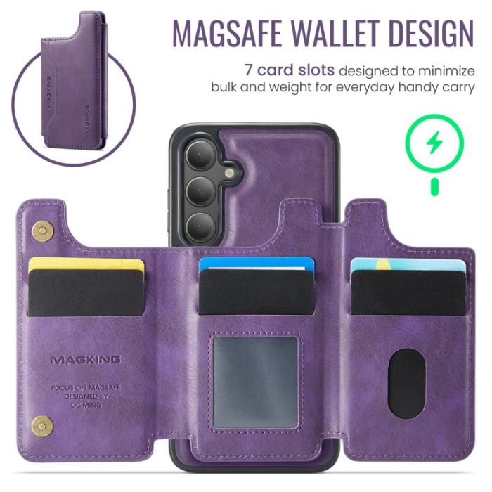 MAGKING - MAGKING Mobilskal för Samsung Galaxy S26 Plus Magnetiskt PC + TPU - Lila