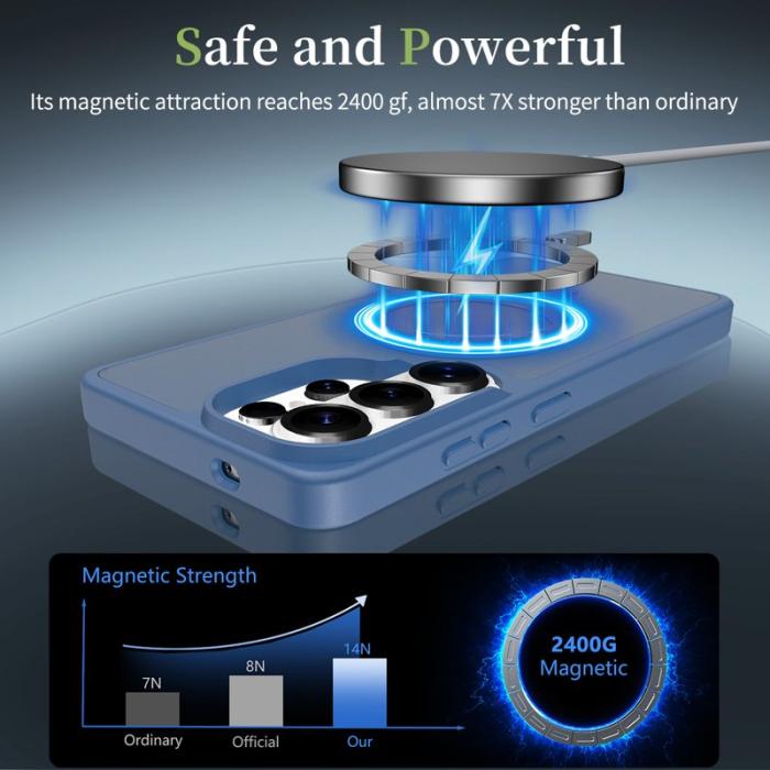 OEM - Mobilskal för Samsung Galaxy S26 Ultra Magnetiskt TPU - Blå