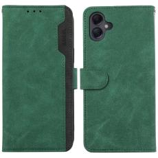 ABEEL - ABEEL Samsung Galaxy A06 4G Pl&aring;nboksfodral Splicing Konstl&auml;der Gr&ouml;n