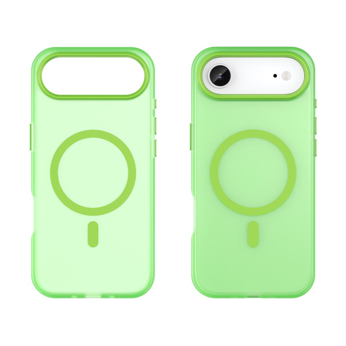 A-One Brand - iPhone 17 Air Mobilskal MagSafe Slim Matte Translucent - Grön