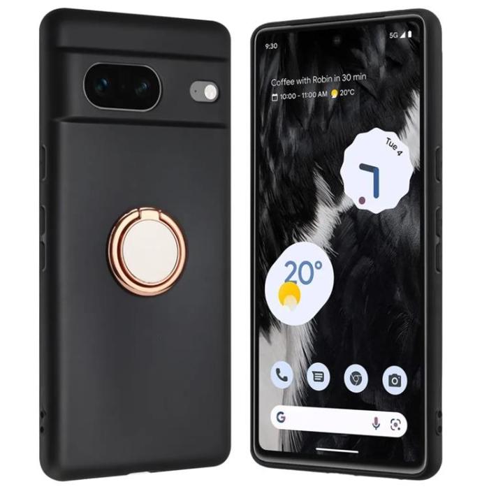 Taltech - Google Pixel 8A Mobilskal Ringhållare - Roseguld