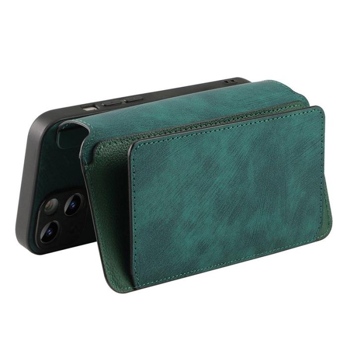 CASENEO - CASENEO MW-02 Plånboksfodral för Xiaomi 15T Pro - Konstläder - Grön